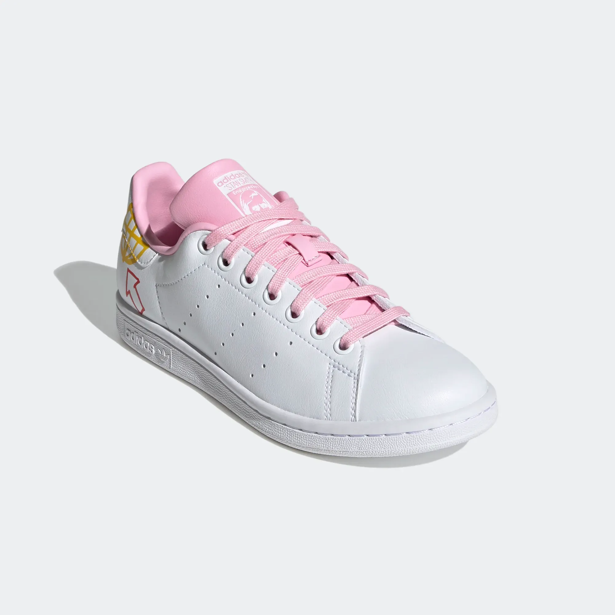 Adidas Women's Stan Smith Shoes - Cloud White / True Pink