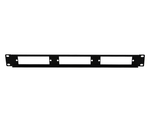 Adjustable Rack Mount LGX Fiber Patch Panel Housing with Rear Cable Support, 1U