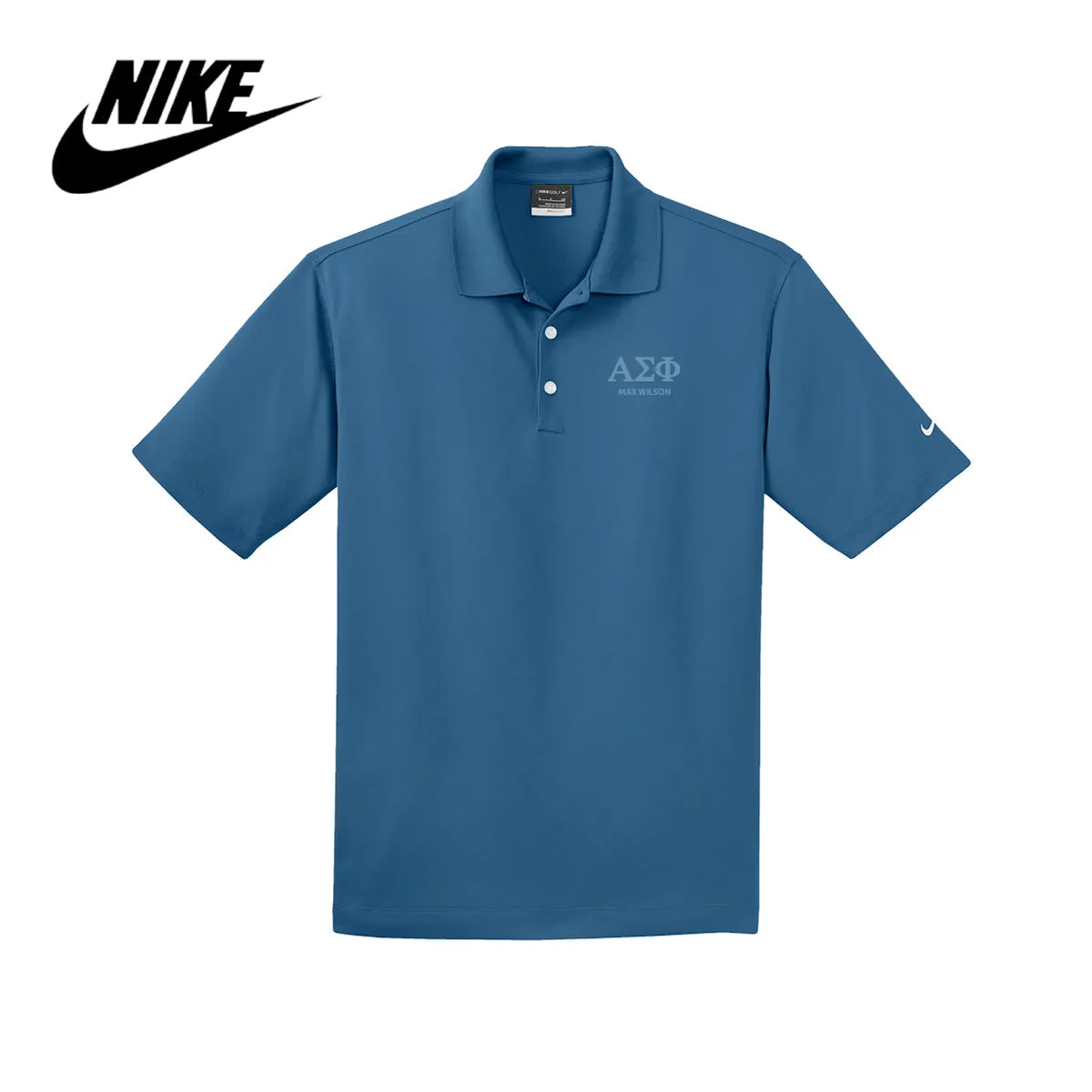 Alpha Sig Nike Embroidered Performance Polo