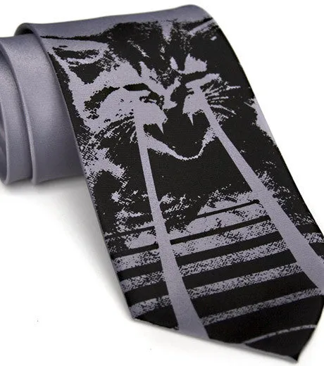 Angry Laser Kitten Necktie