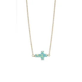 bara boheme | Large "CROSS" Opal Choker