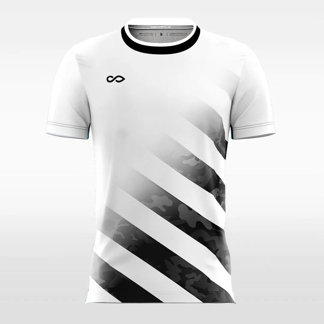 Black Stripe - Custom Kids Soccer Jerseys Camo Style Design