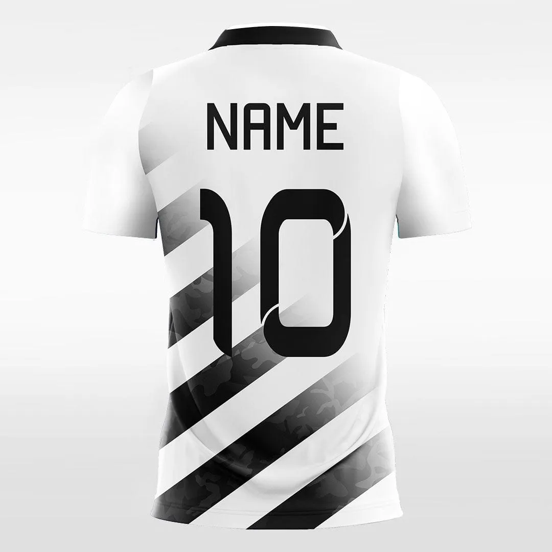 Black Stripe - Custom Kids Soccer Jerseys Camo Style Design