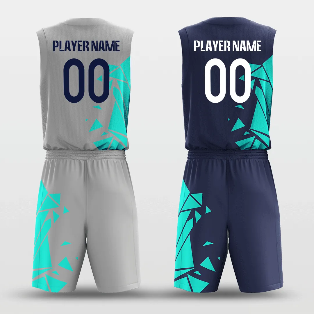 Broken - Customized Reversible Sublimated Basketball Set