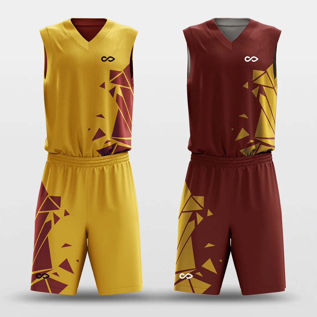 Broken - Customized Reversible Sublimated Basketball Set