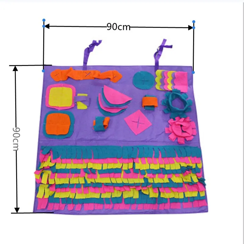 Dog Snuffle Mat Puzzle Toys Increase IQ Slow Dispensing Feeder Pet Cat Puppy Training Games FeedingFeeding Food Intelligence Toy