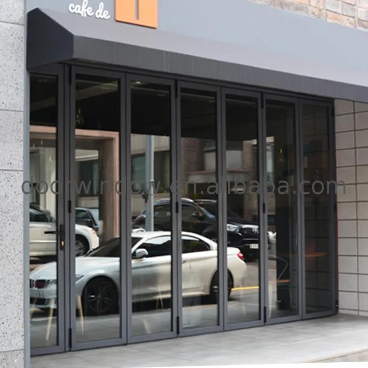 Doorwin 2021China cheap folding door sliding sizes shop reviews