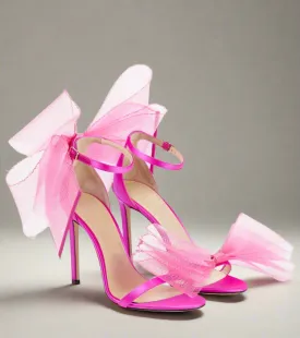 Entle Pink Bow-tie Sandals