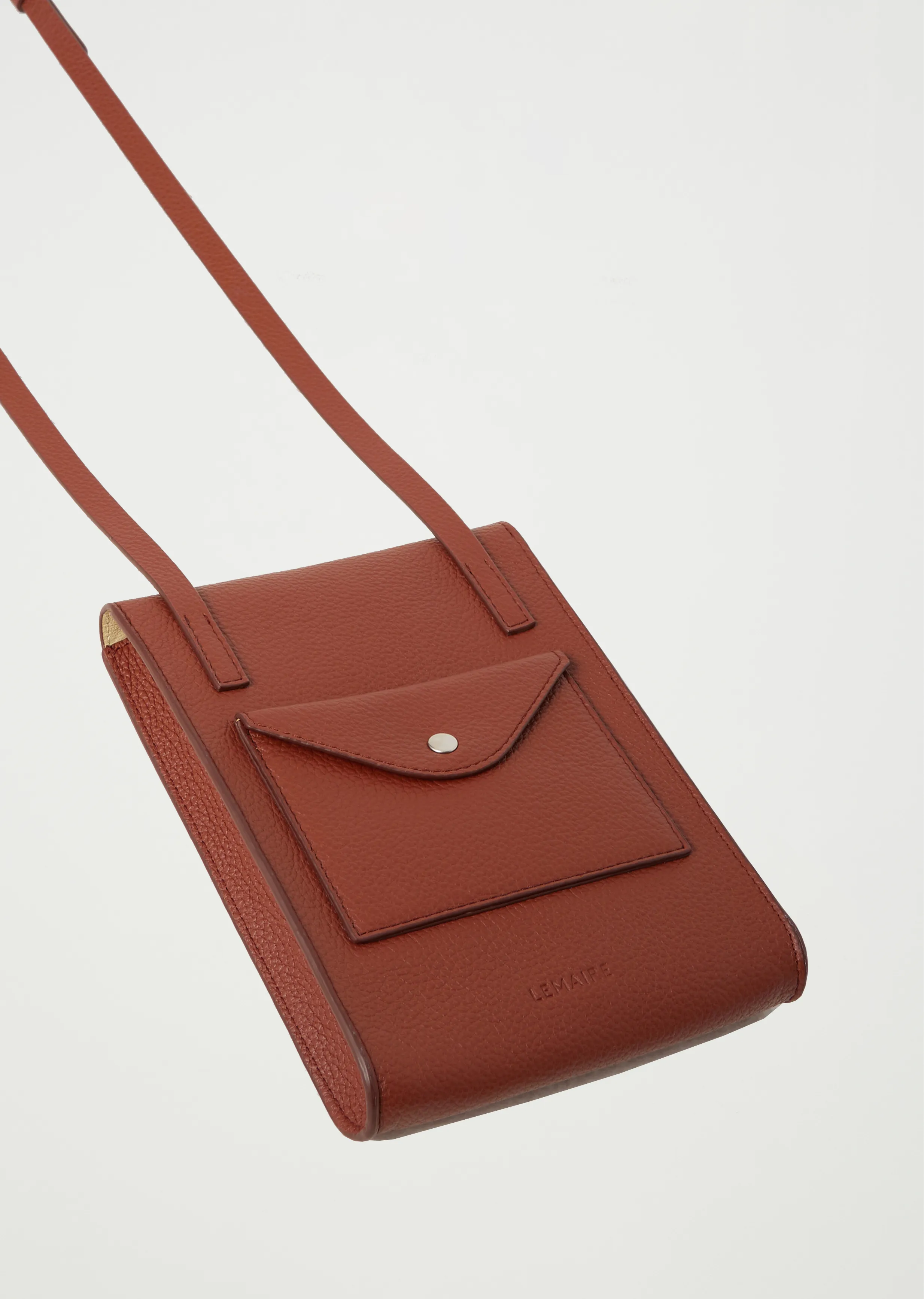 Envelope Strap Bag — Brick Brown