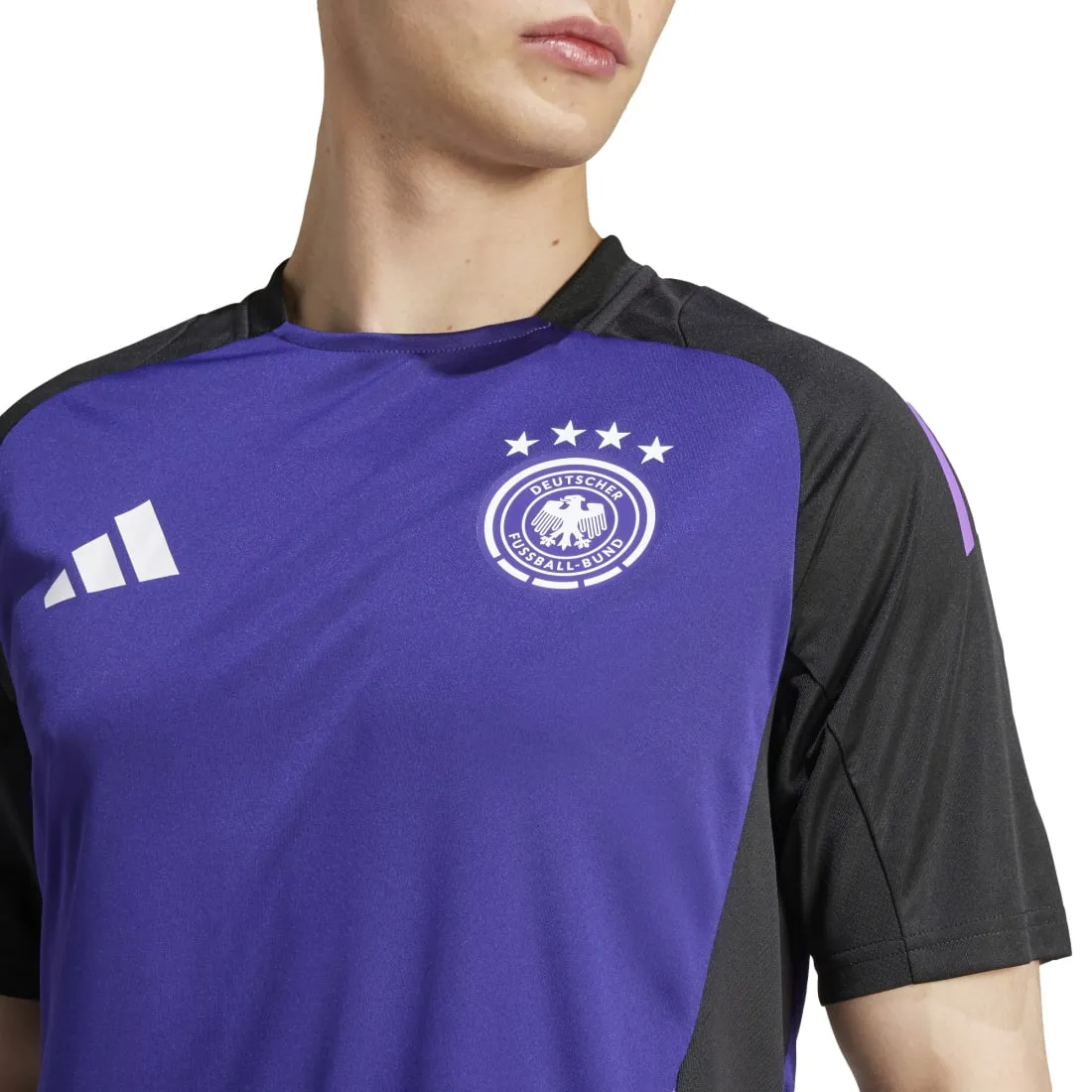 Germany 2024 Adidas Tiro Men's Training Jersey Purple