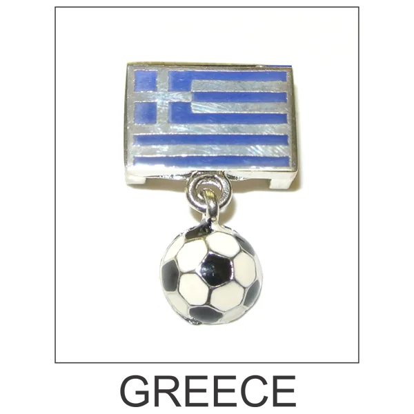 Greece Soccer Ball Bracelet