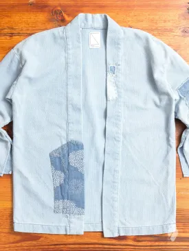 Haori Sashiko Shirt in Washed Indigo Remake