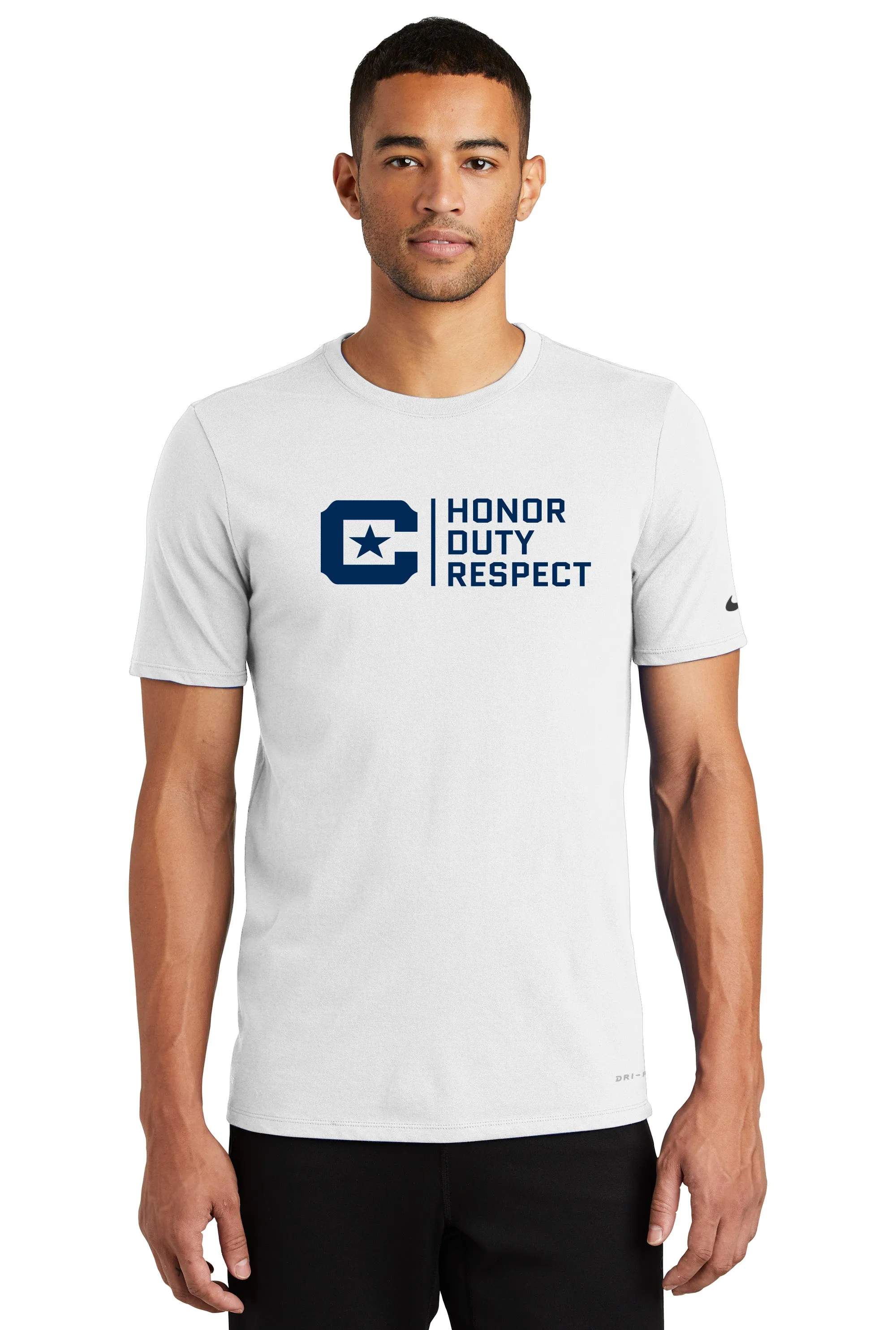 Honor Duty Respect Nike Dri-FIT Cotton/Poly Tee