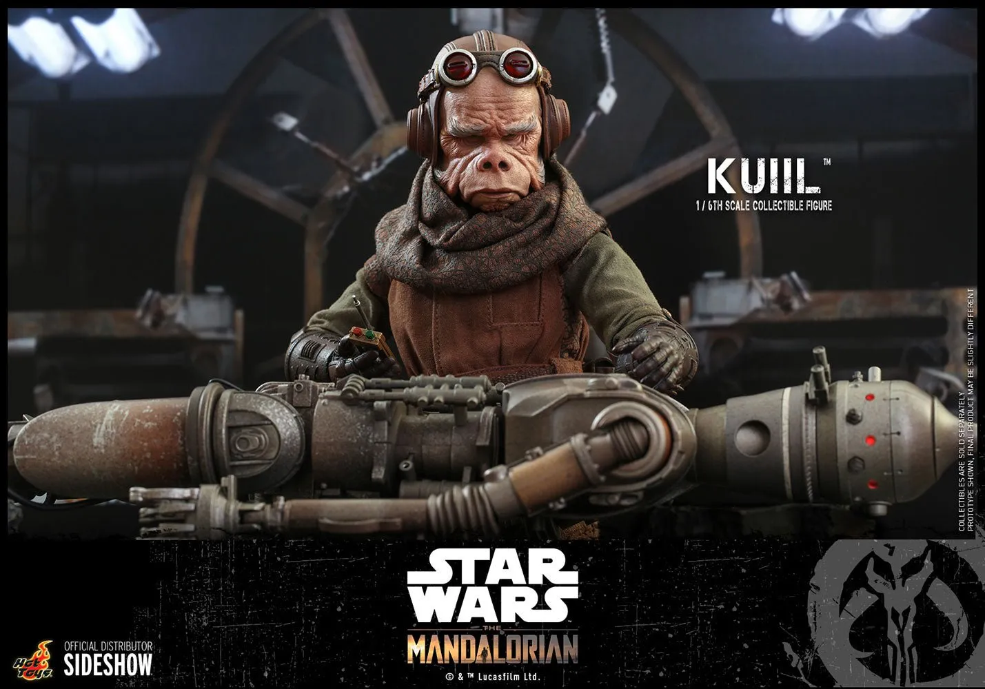 Hot Toys Star Wars The Mandalorian Kuiil Sixth Scale Figure