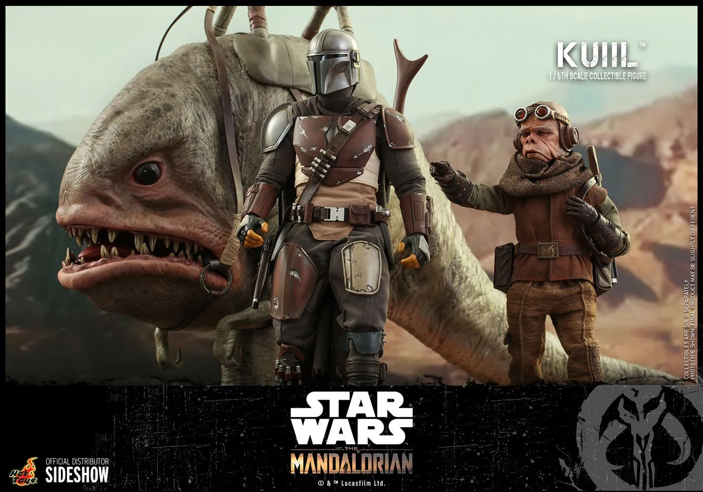 Hot Toys Star Wars The Mandalorian Kuiil Sixth Scale Figure