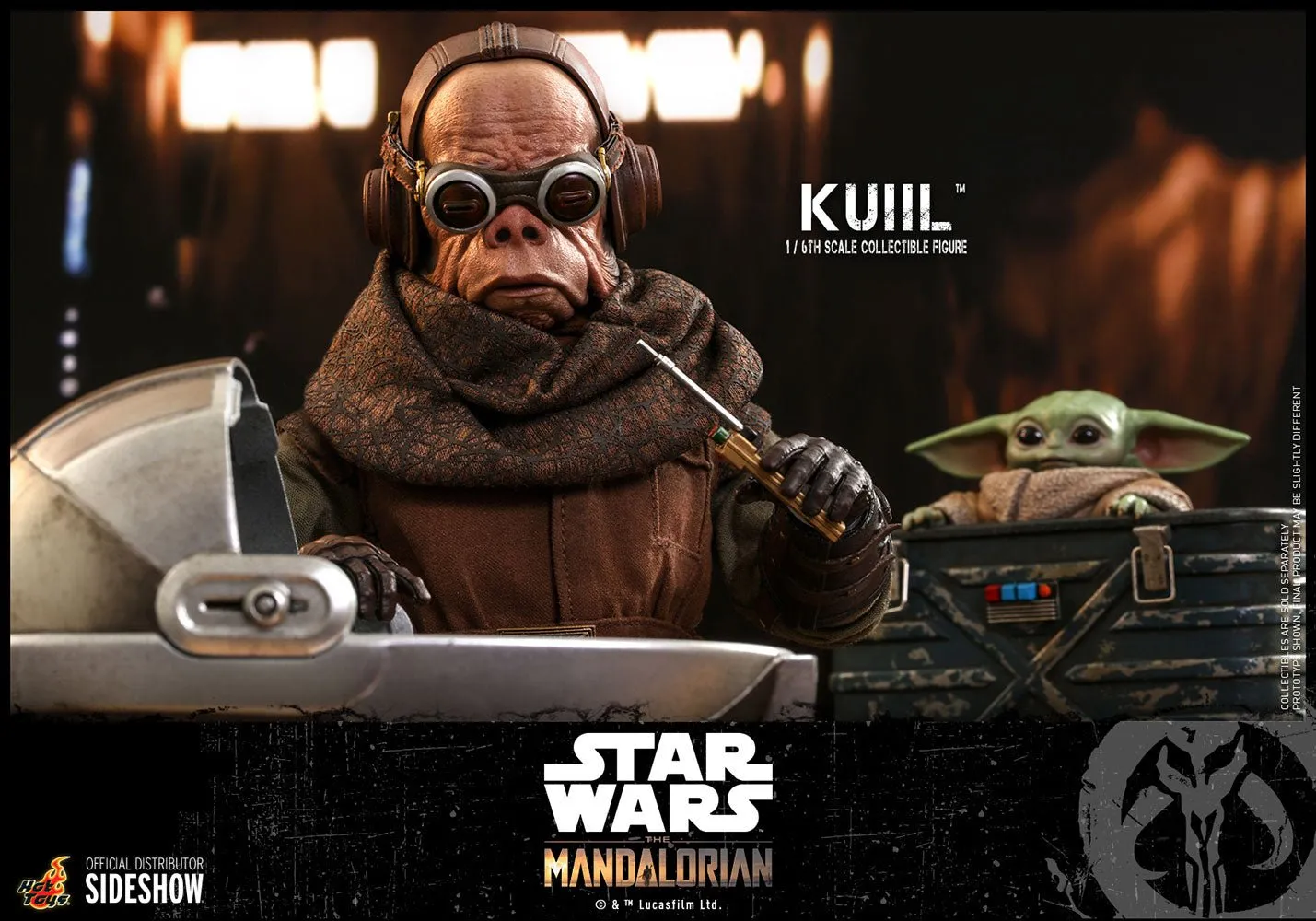 Hot Toys Star Wars The Mandalorian Kuiil Sixth Scale Figure