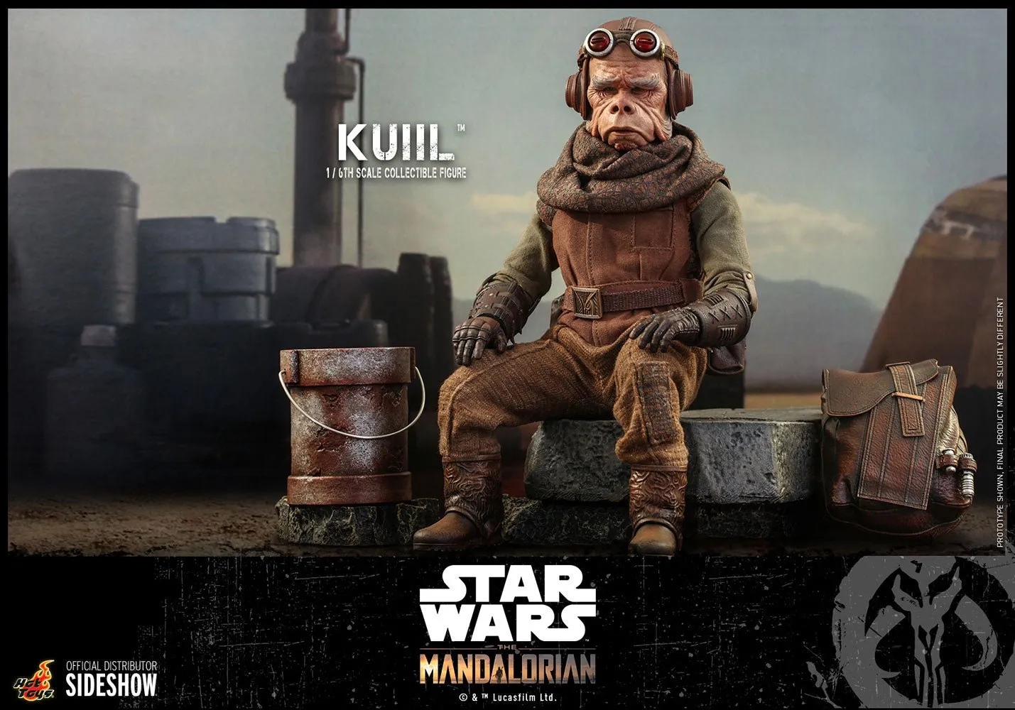 Hot Toys Star Wars The Mandalorian Kuiil Sixth Scale Figure