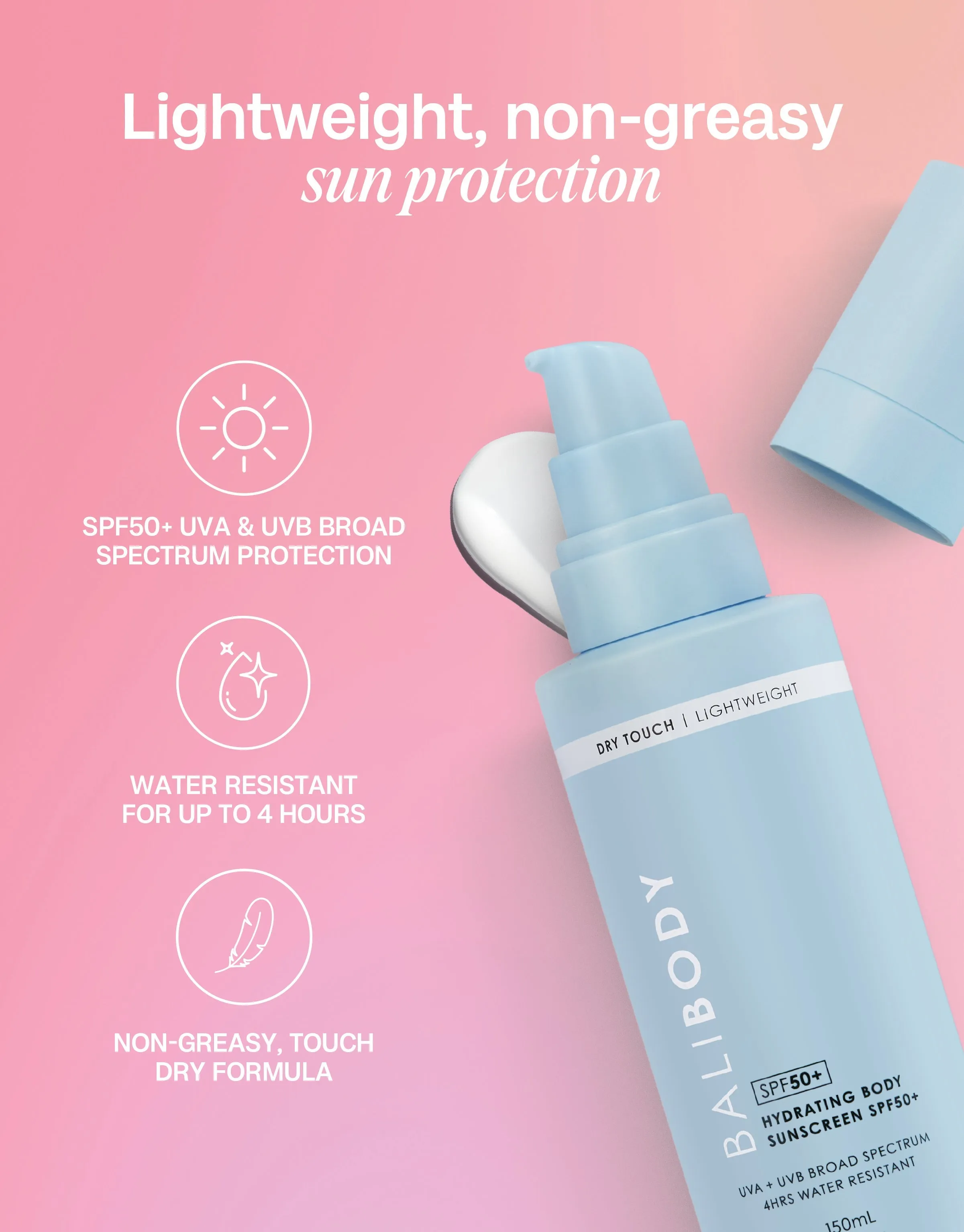 Hydrating Body Sunscreen SPF50 