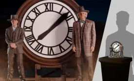 Iron Studios Back to the Future Part III Marty and Doc at the Clock Deluxe 1:10 Scale Statue