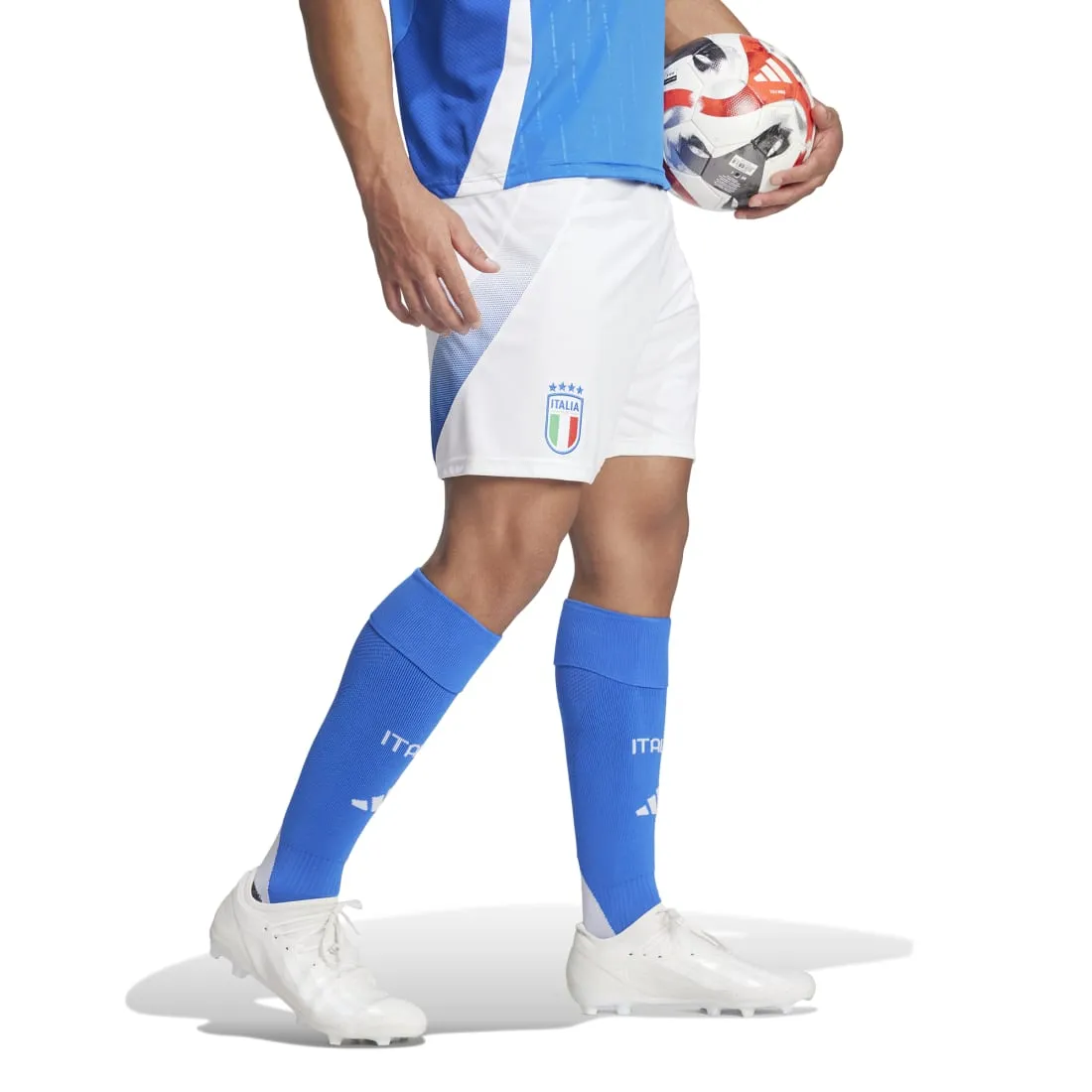 Italy 2024 Adidas Home Men's Short White