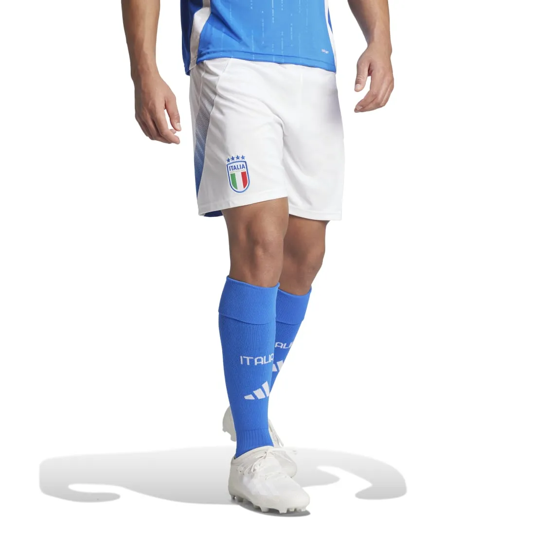 Italy 2024 Adidas Home Men's Short White