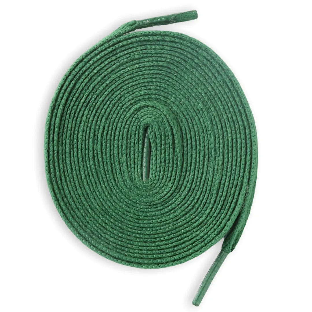 Jordan 1 Laces Basics Flat Thin - Pine Green Laces