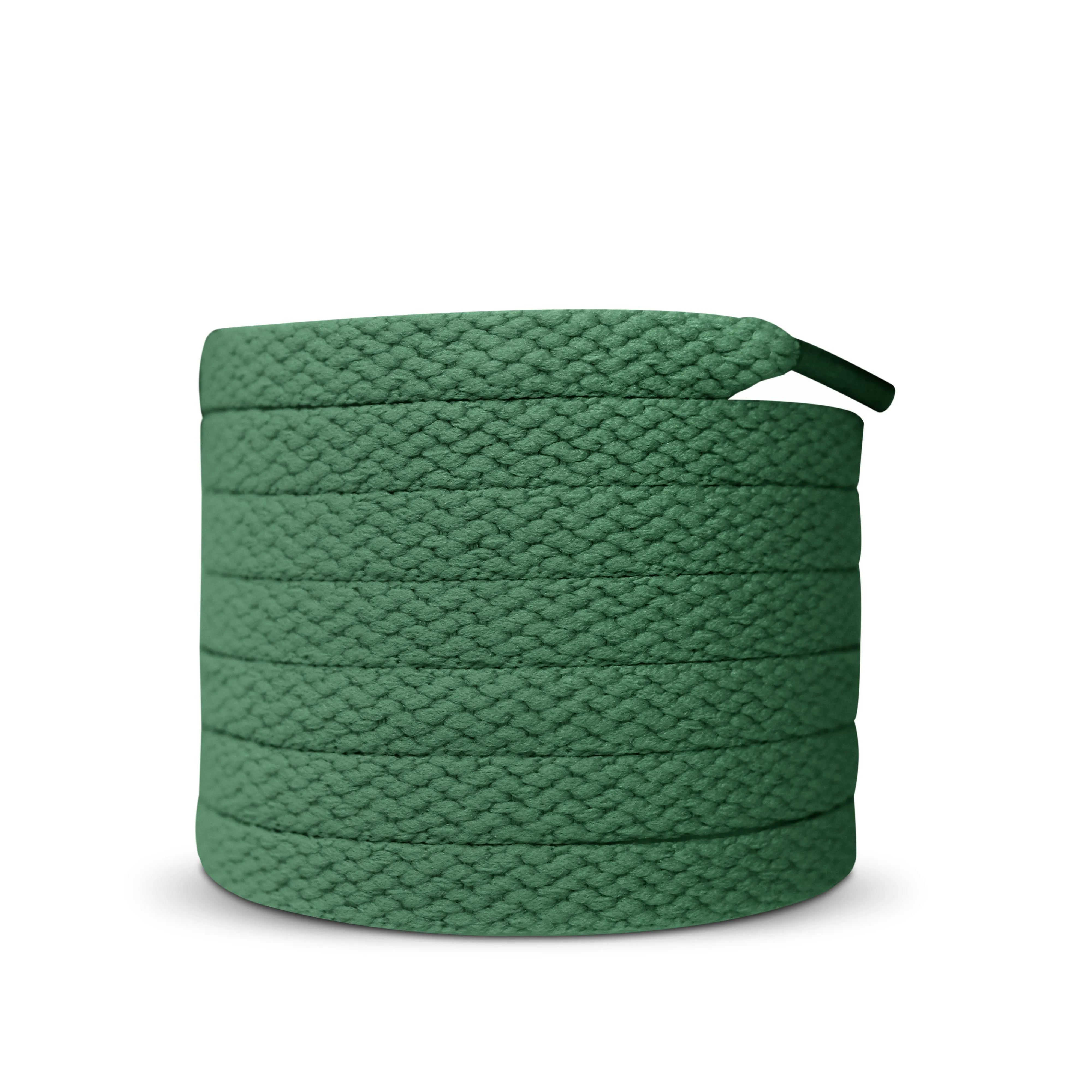 Jordan 1 Laces Basics Flat Thin - Pine Green Laces