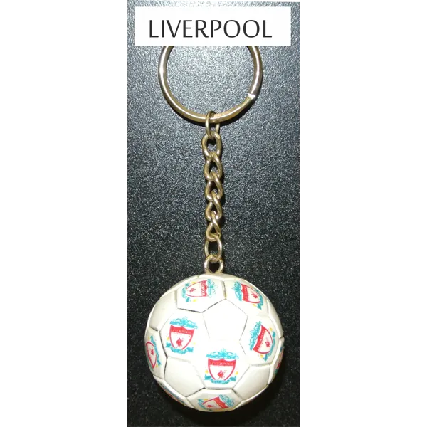 Liverpool Soccer Ball Key Chain