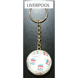 Liverpool Soccer Ball Key Chain