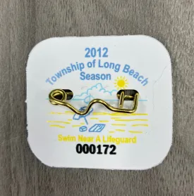 Long Beach Township 2012 Seasonal Beach Badge