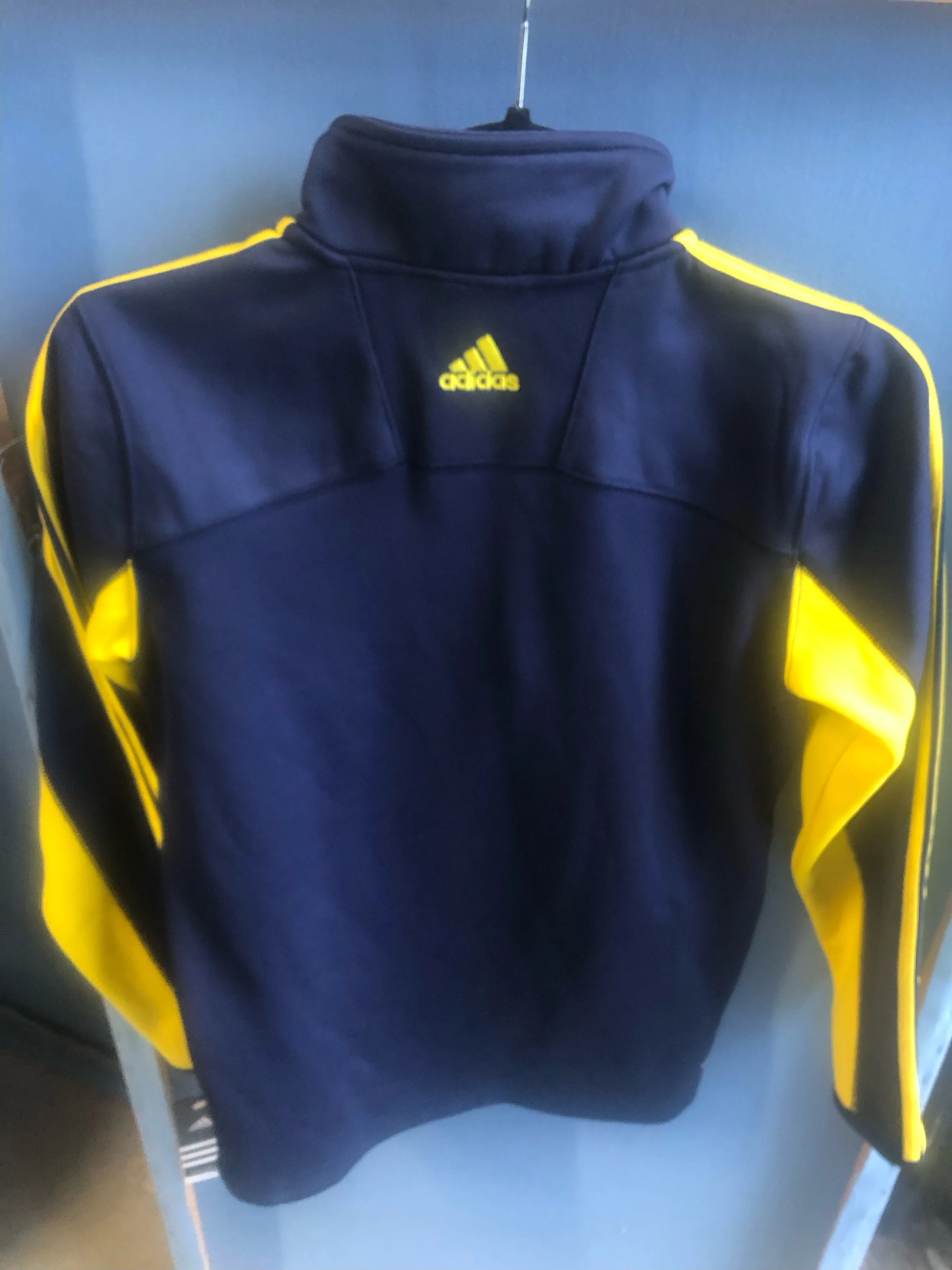 Michigan Wolverines Adidas Youth !/4 Zip