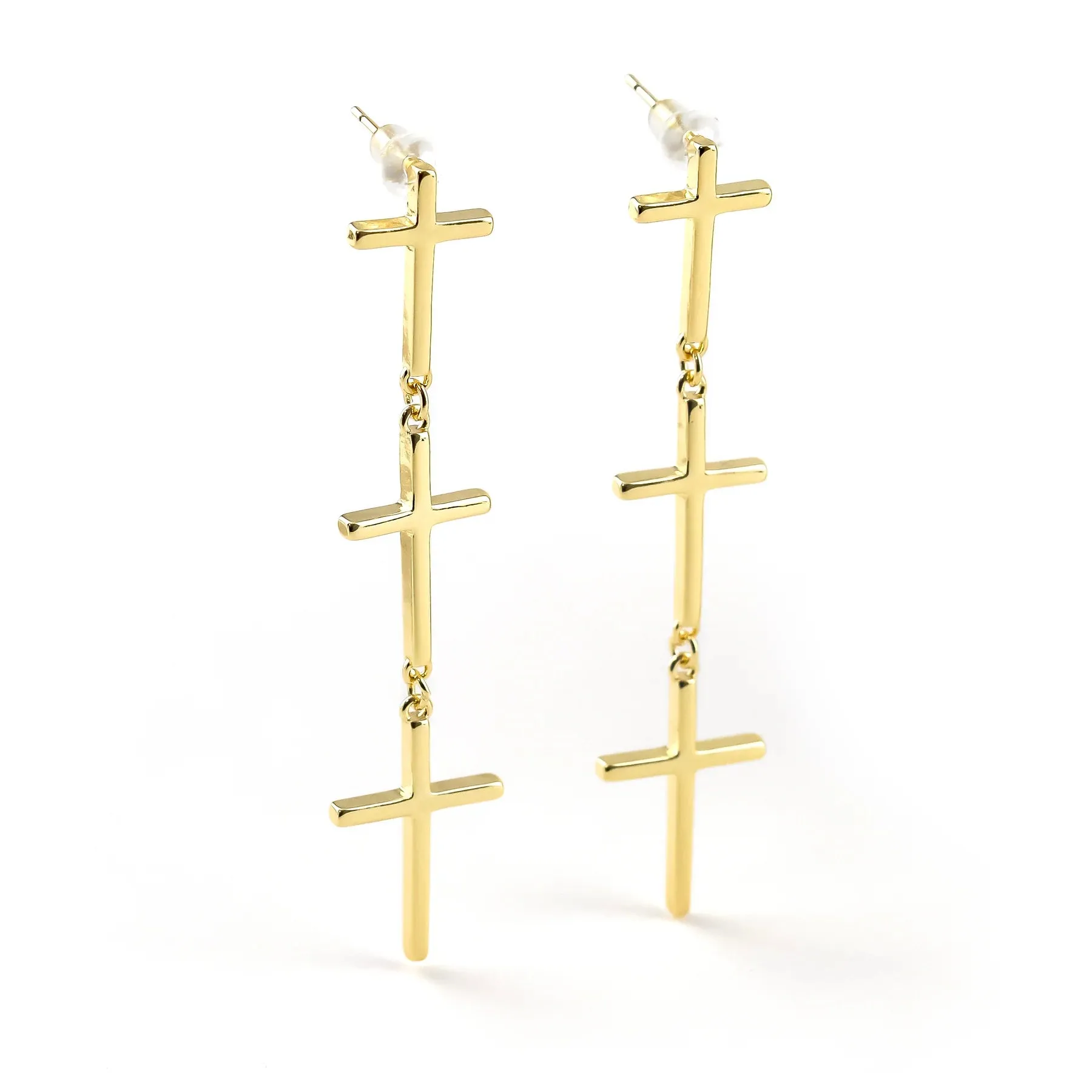 Moses Erimish Cross Earrings