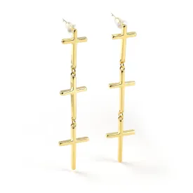 Moses Erimish Cross Earrings