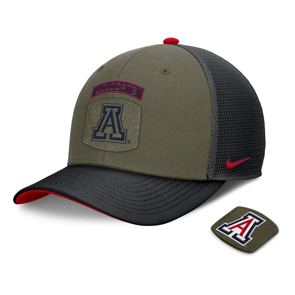 NCAA Arizona Wildcats Nike Primary Arch Military Adjustable Hat