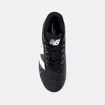 New Balance J4040v7 Rubber Molded Youth Cleat - Black