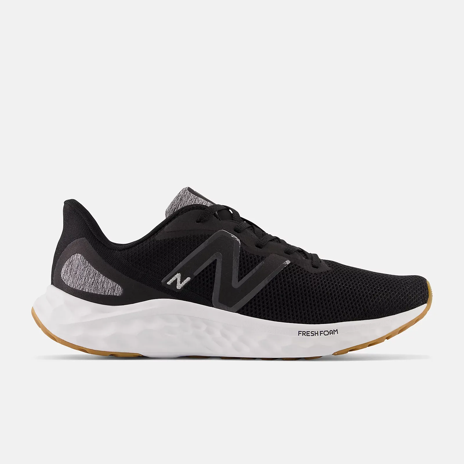 New Balance Men's Fresh Foam Arishi v4 Shoes - Black / Silver Metallic / Gum