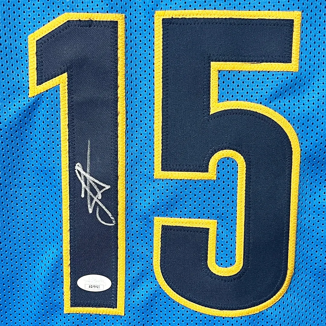 Nikola Jokic Signed Denver Light Blue Basketball Jersey (JSA)