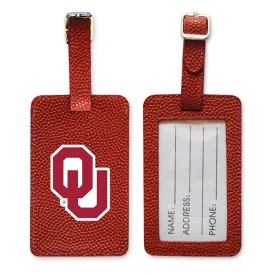 Oklahoma Sooners Basketball Luggage Tag