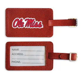 Ole Miss Rebels Basketball Luggage Tag