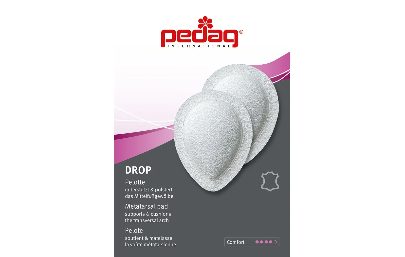 Pedag-Teardrop/Drop Metatarsal Pads