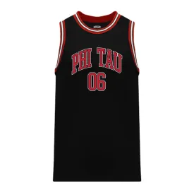 Phi Tau Black Basketball Jersey