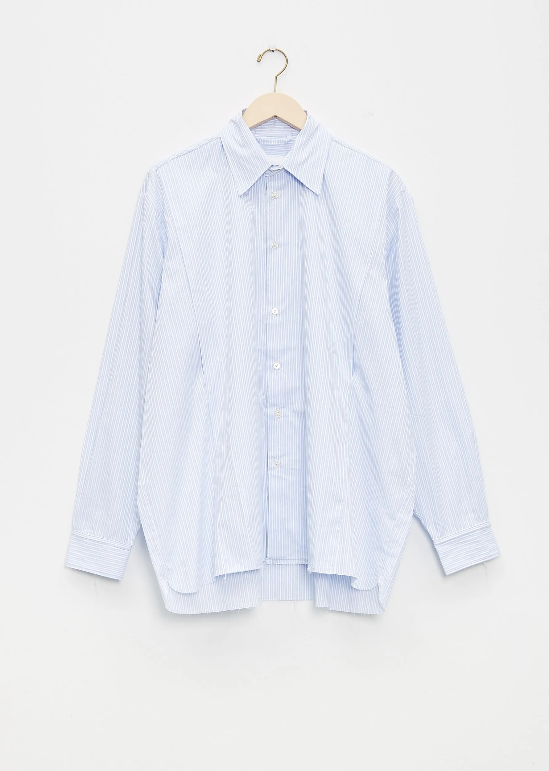 Pocket Shirt — Blue/White Stripe