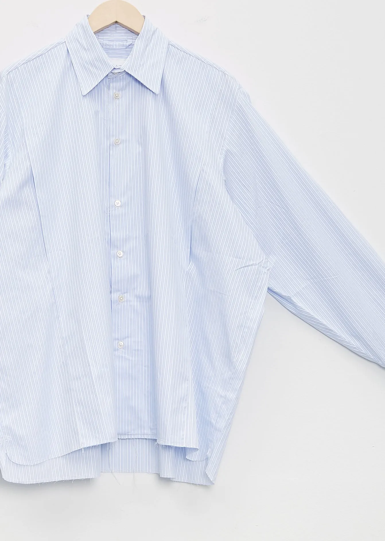 Pocket Shirt — Blue/White Stripe