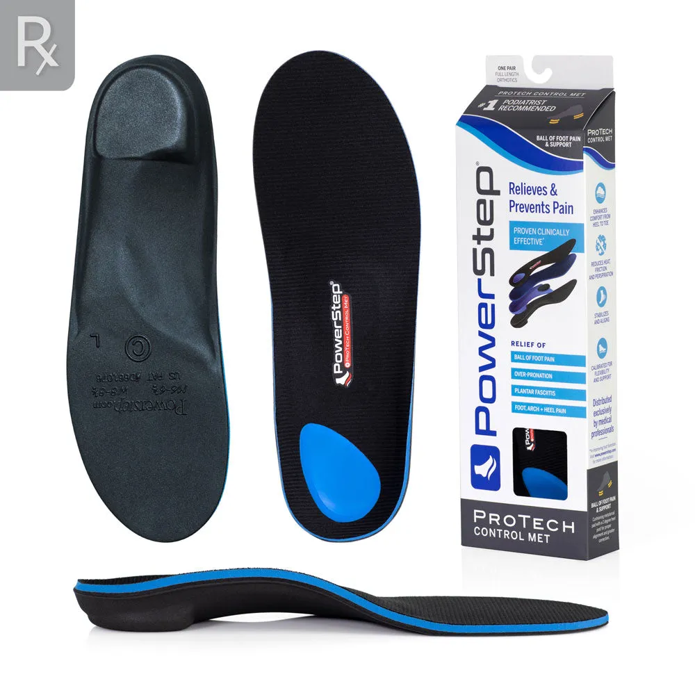 ProTech® Control Met | Max Stability, Ball of Foot Pain Relief Orthotic, Metatarsalgia