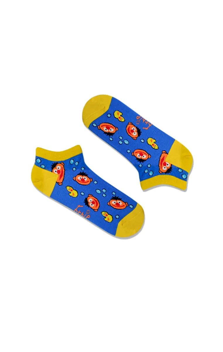 Rad Russel x Sesame Street Ernie with Rubber Duckie Ankle Socks