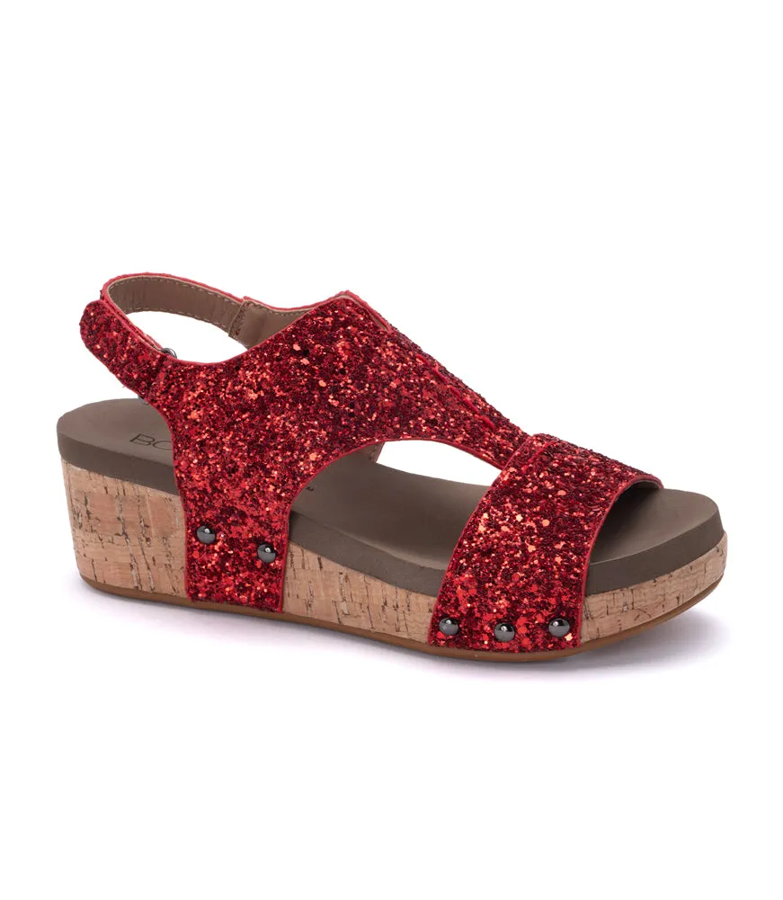 Refreshing in Red Chunky Glitter by Corkys