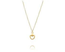 Small Churchill Downs Charm Necklace | Gold