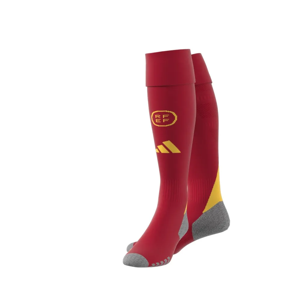 Spain 2024 Adidas Home Socks Red