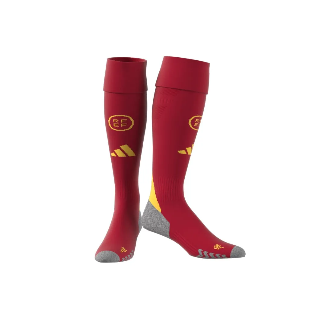 Spain 2024 Adidas Home Socks Red