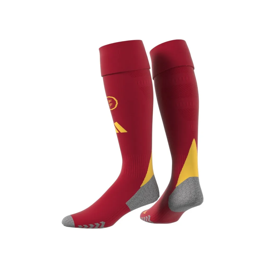 Spain 2024 Adidas Home Socks Red